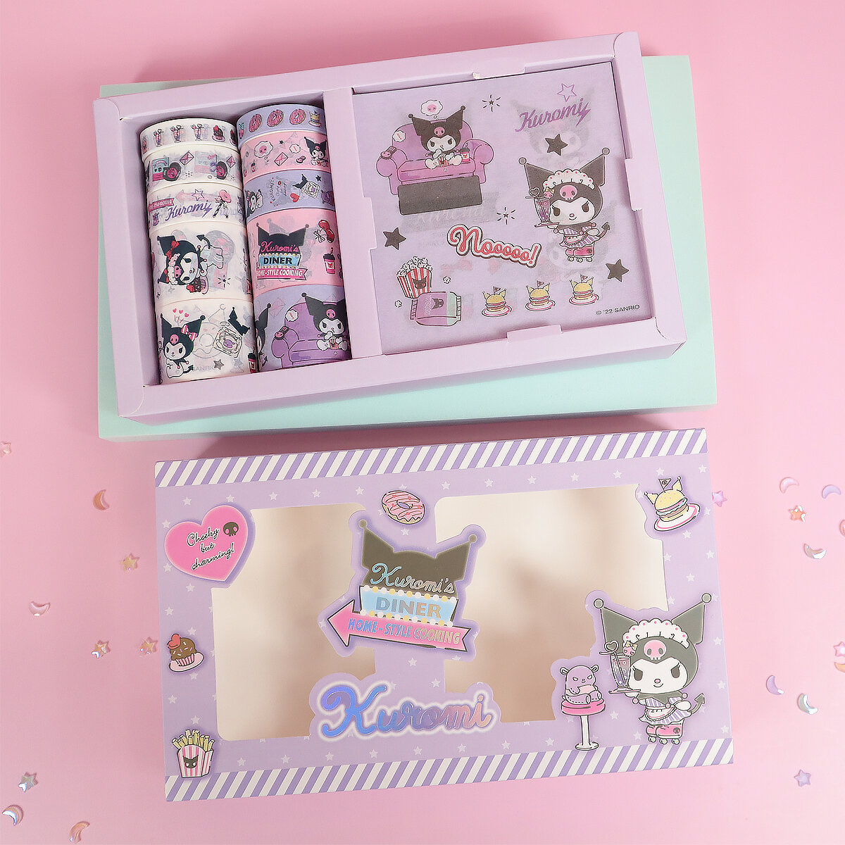 Lila Kuromi washi-kit