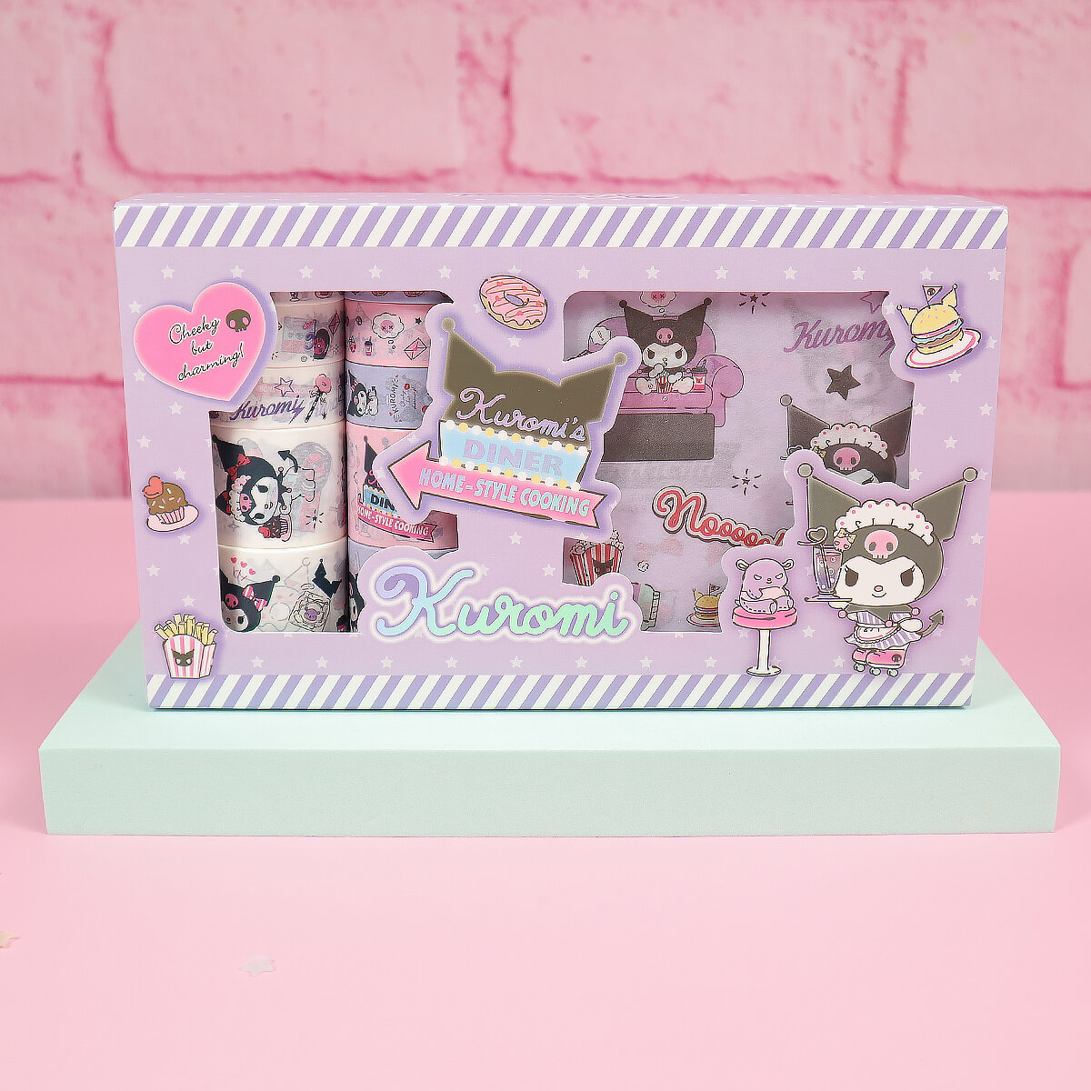 Lila Kuromi washi-kit