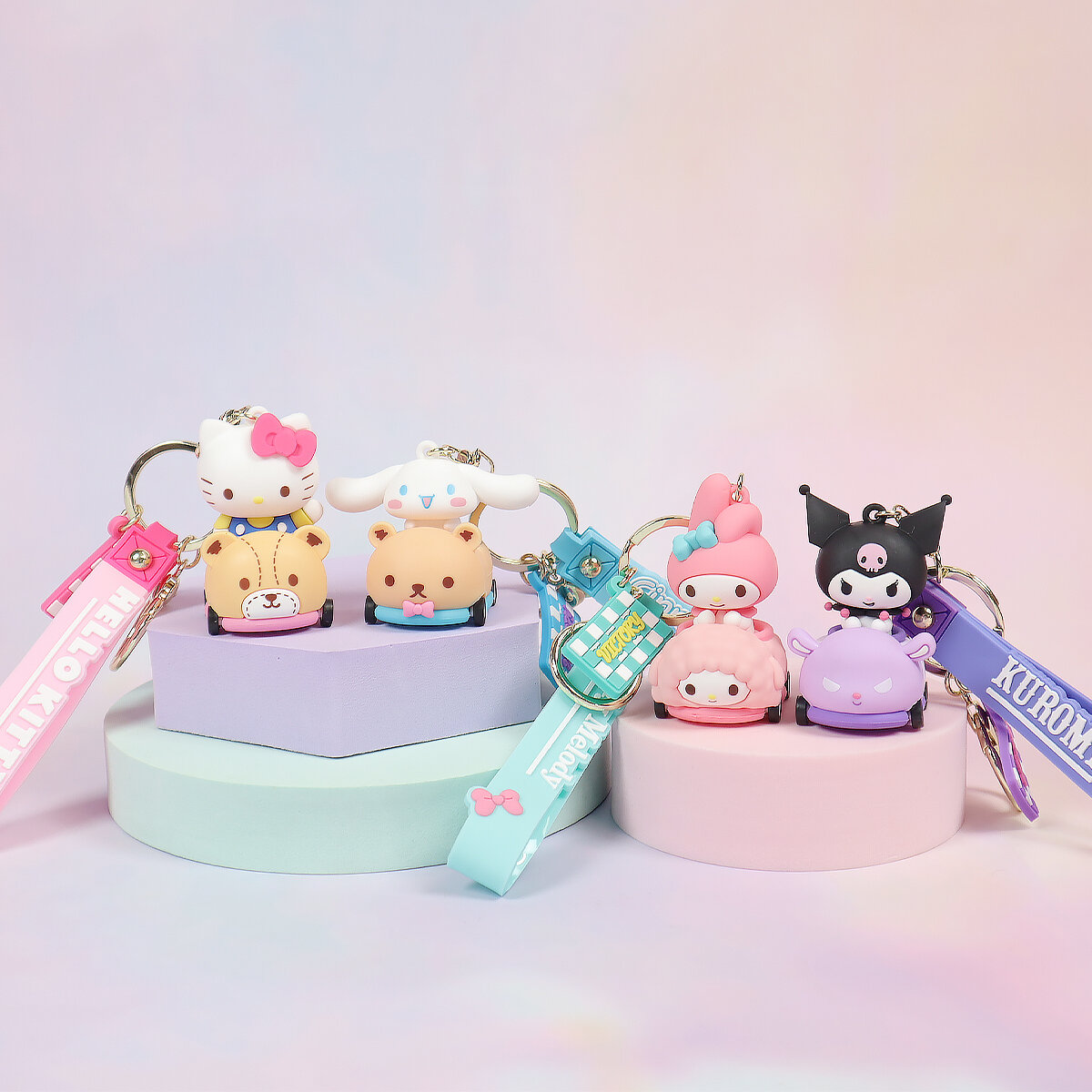 Nyckelring - Sanrio bil