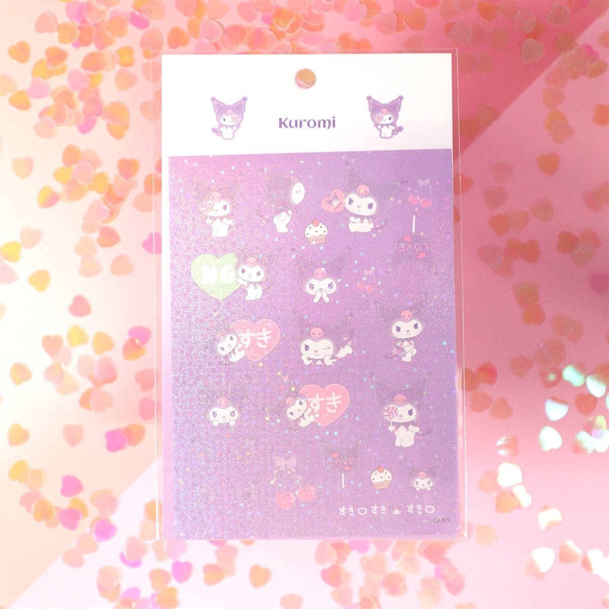 Sanrio holo-glitter stickers