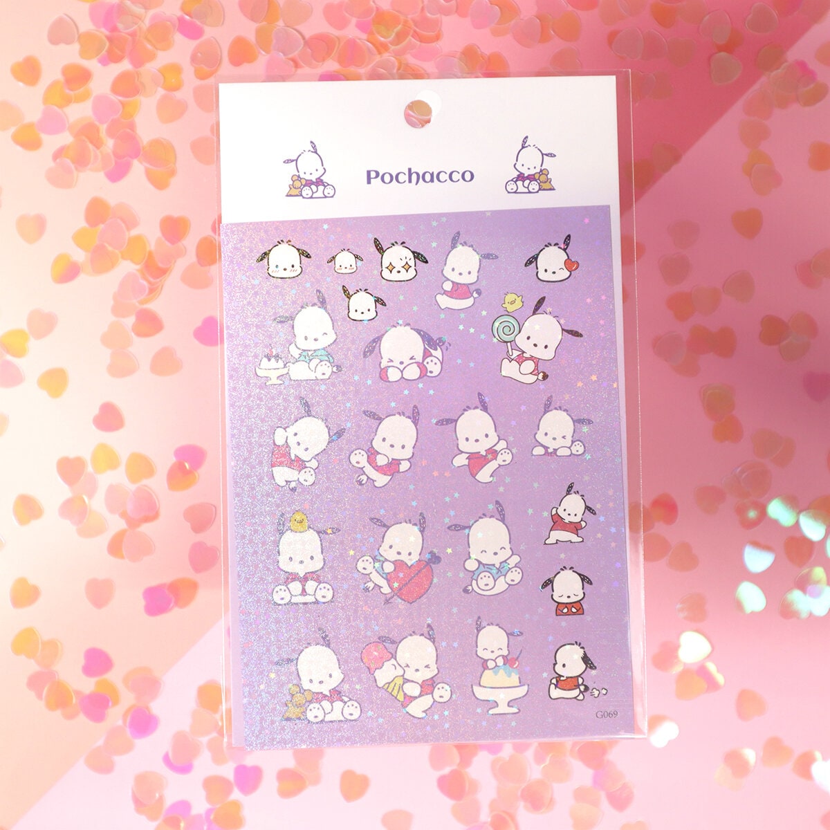 Sanrio holo-glitter stickers