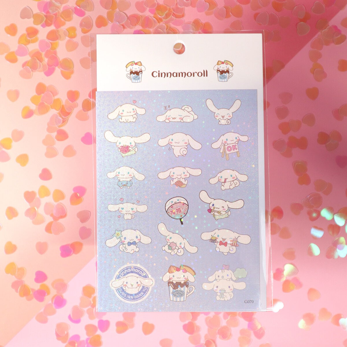 Sanrio holo-glitter stickers