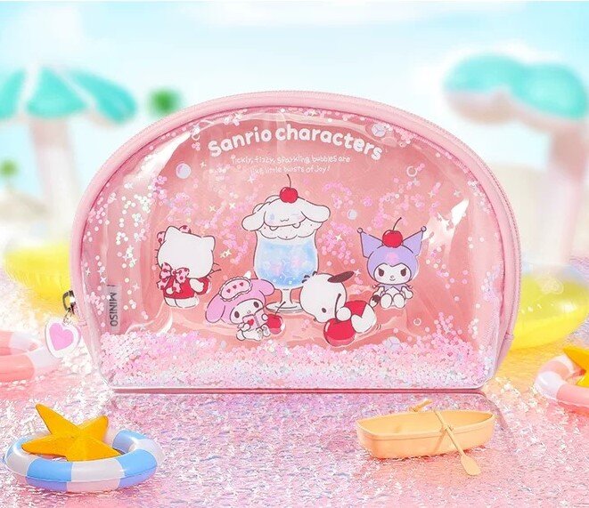 Sanrio Characters - necessär  med glitter