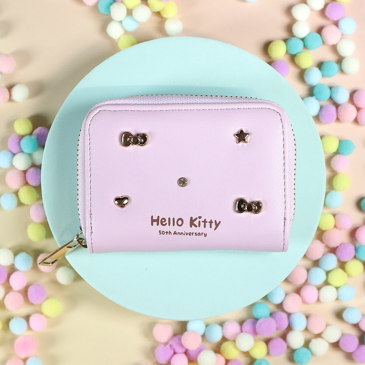 Lila 50th Anniversary Hello Kitty-plånbok