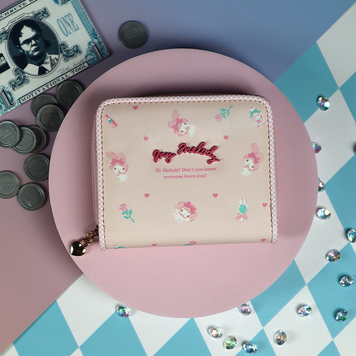 Liten My Melody-plånbok
