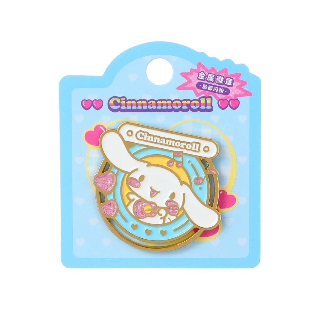 Stor Cinnamoroll-pin med hjärtan
