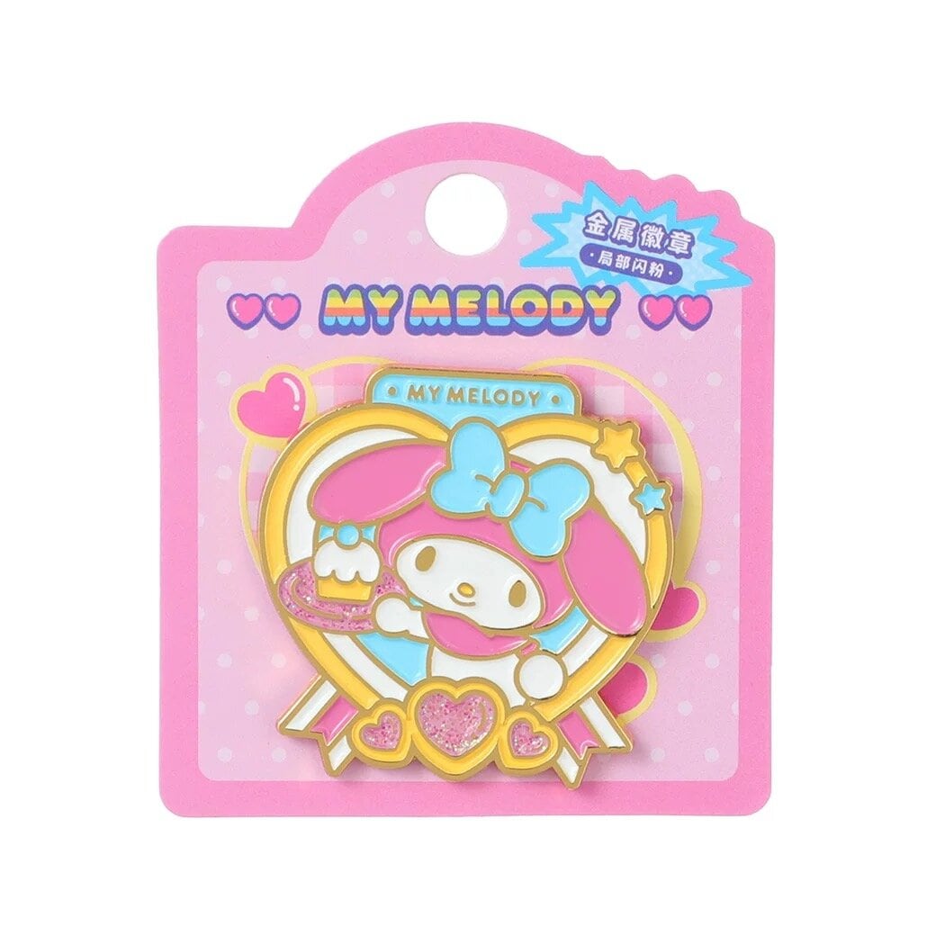 Stor My Melody-pin med hjärtan