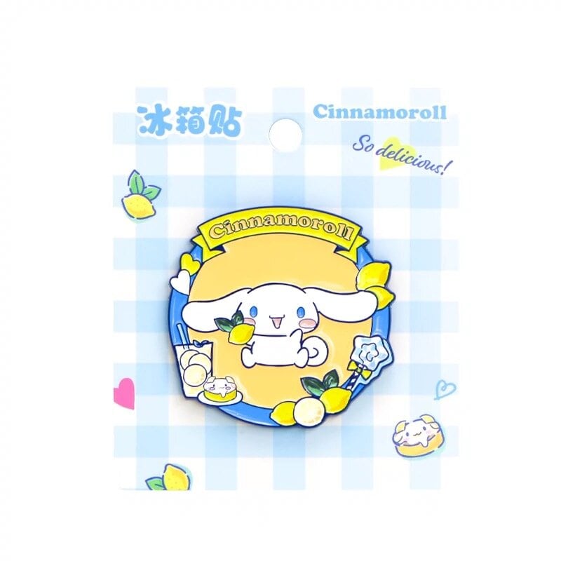 Stor Cinnamoroll-magnet med citroner