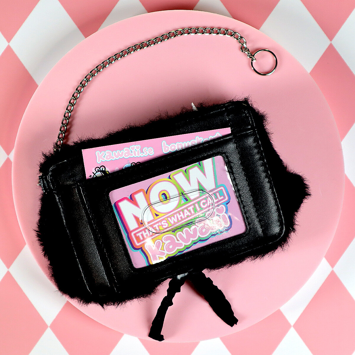 Fluffig korthållare - Lolita Kuromi