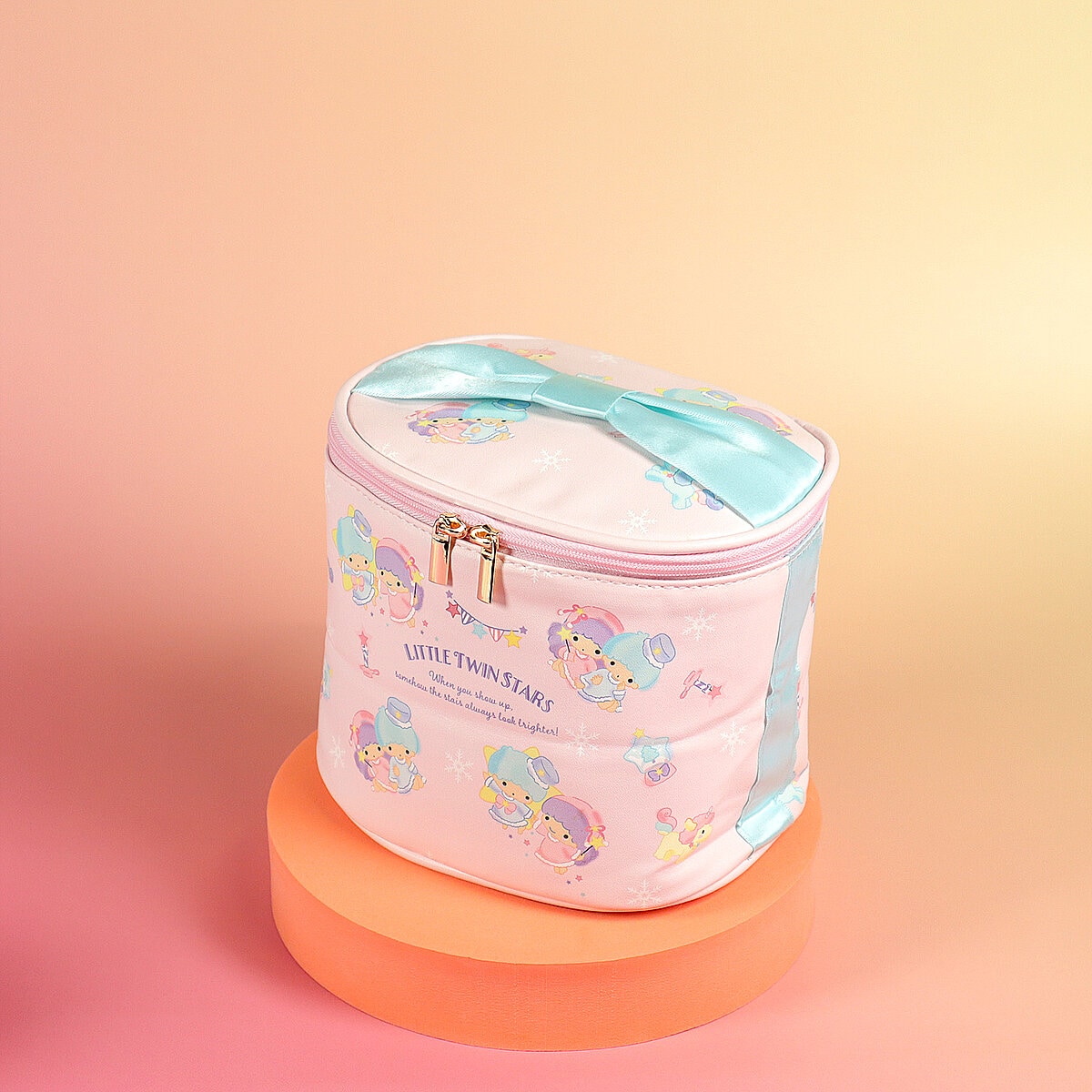 Pastellig necessär med rosetthandtag - Little Twin Stars