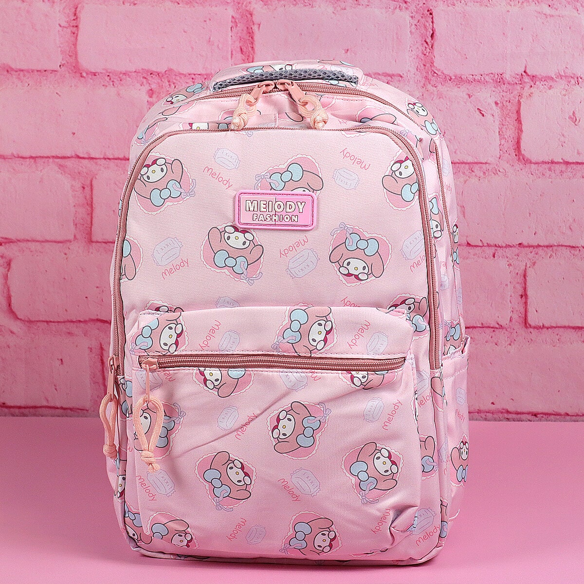 My Melody-mönstrad ryggsäck