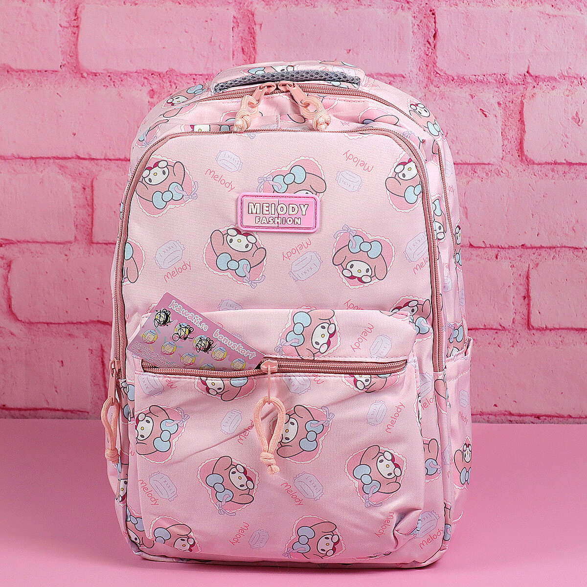 My Melody-mönstrad ryggsäck
