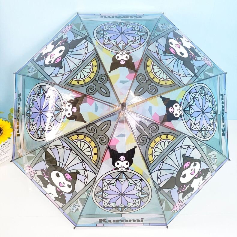 Paraply - Stained glass Kuromi