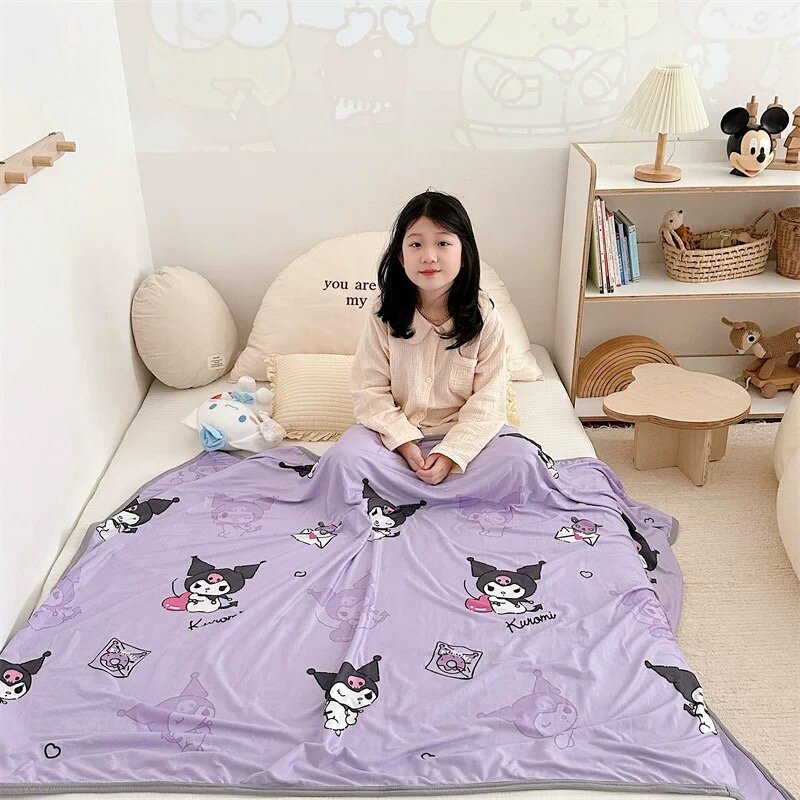 Lila Kuromi-filt 