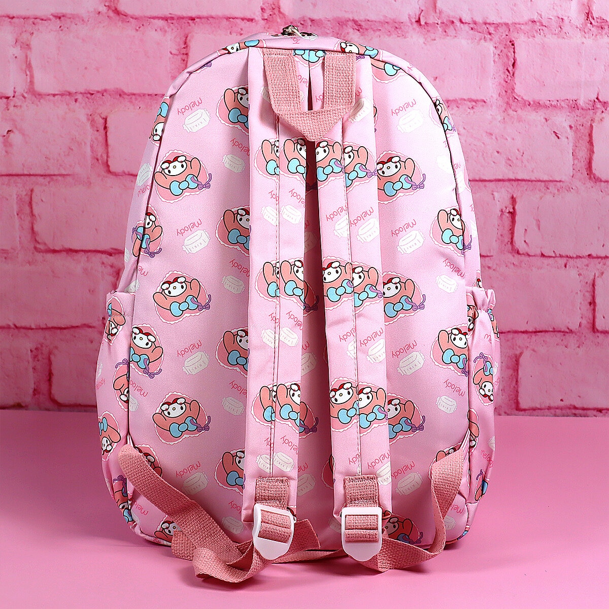 My Melody-mönstrad ryggsäck med figur