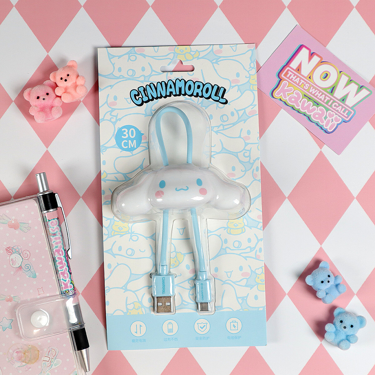 Cinnamoroll laddsladd USB till USB-C