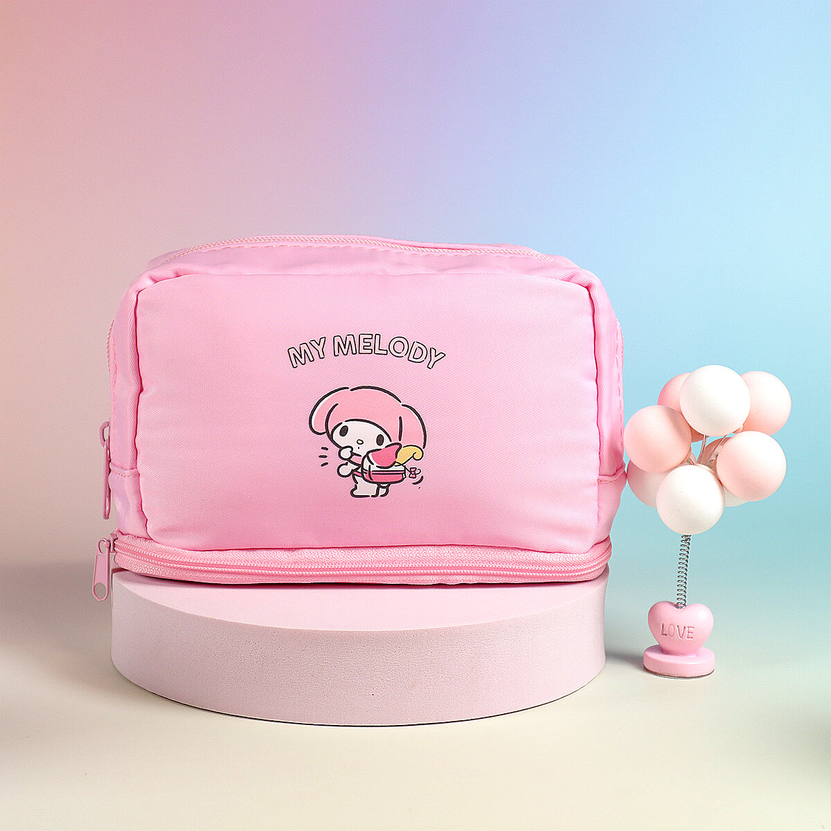 Rosa My Melody-necessär