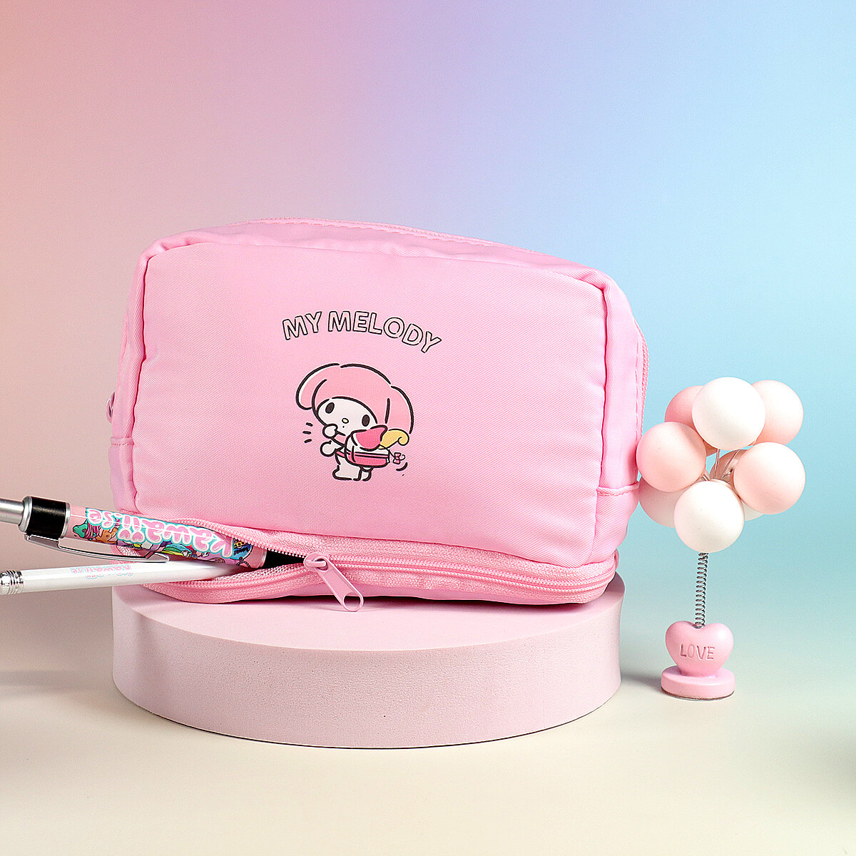 Rosa My Melody-necessär