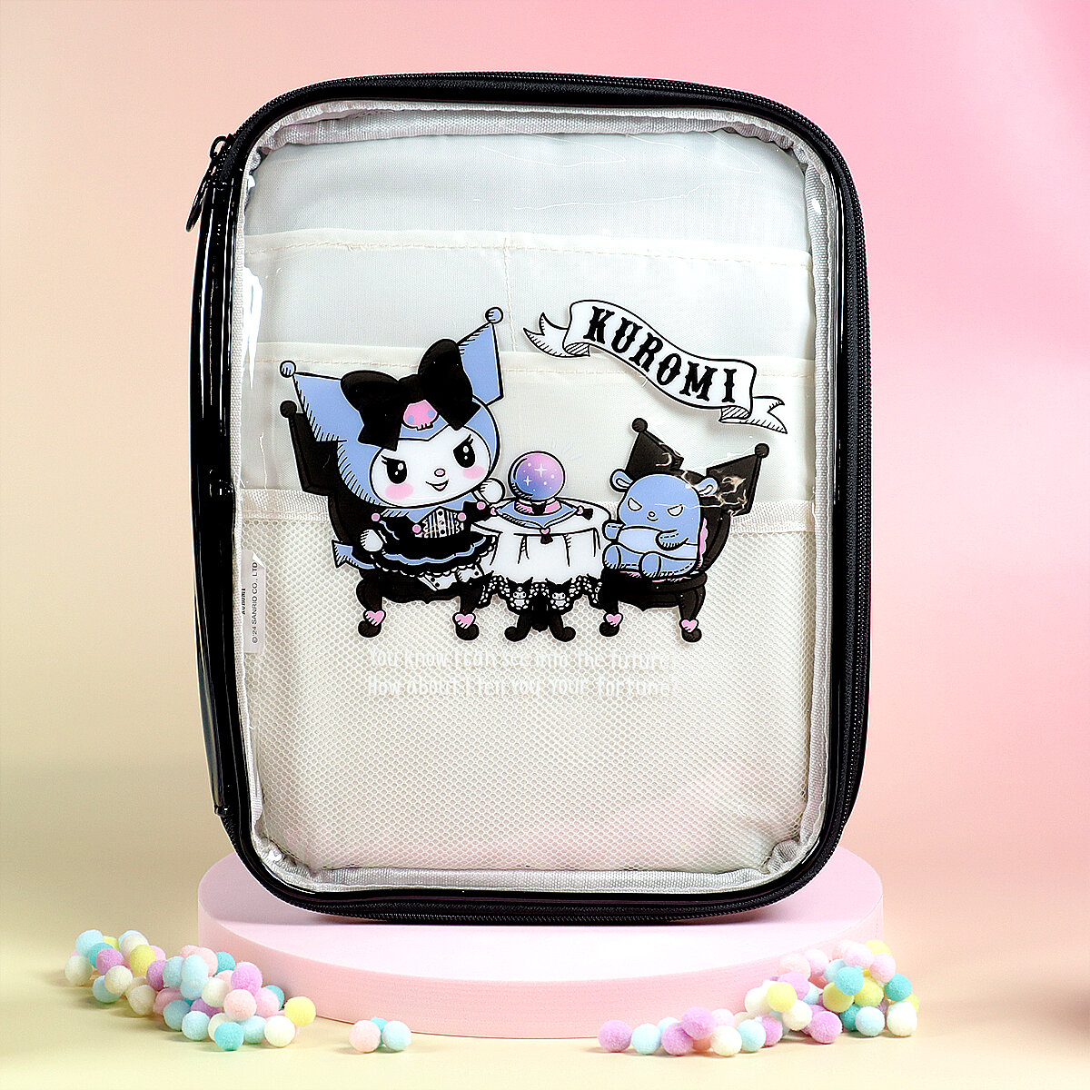 Kuromi transparent förvaringsväska