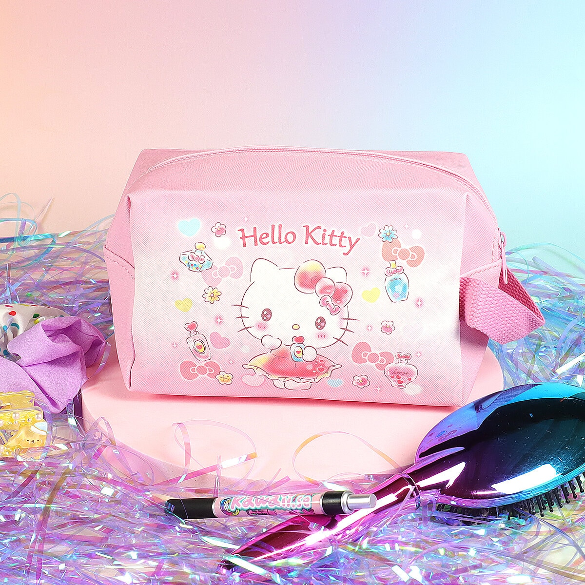 Necessär med handtag - Beauty Queen Hello Kitty