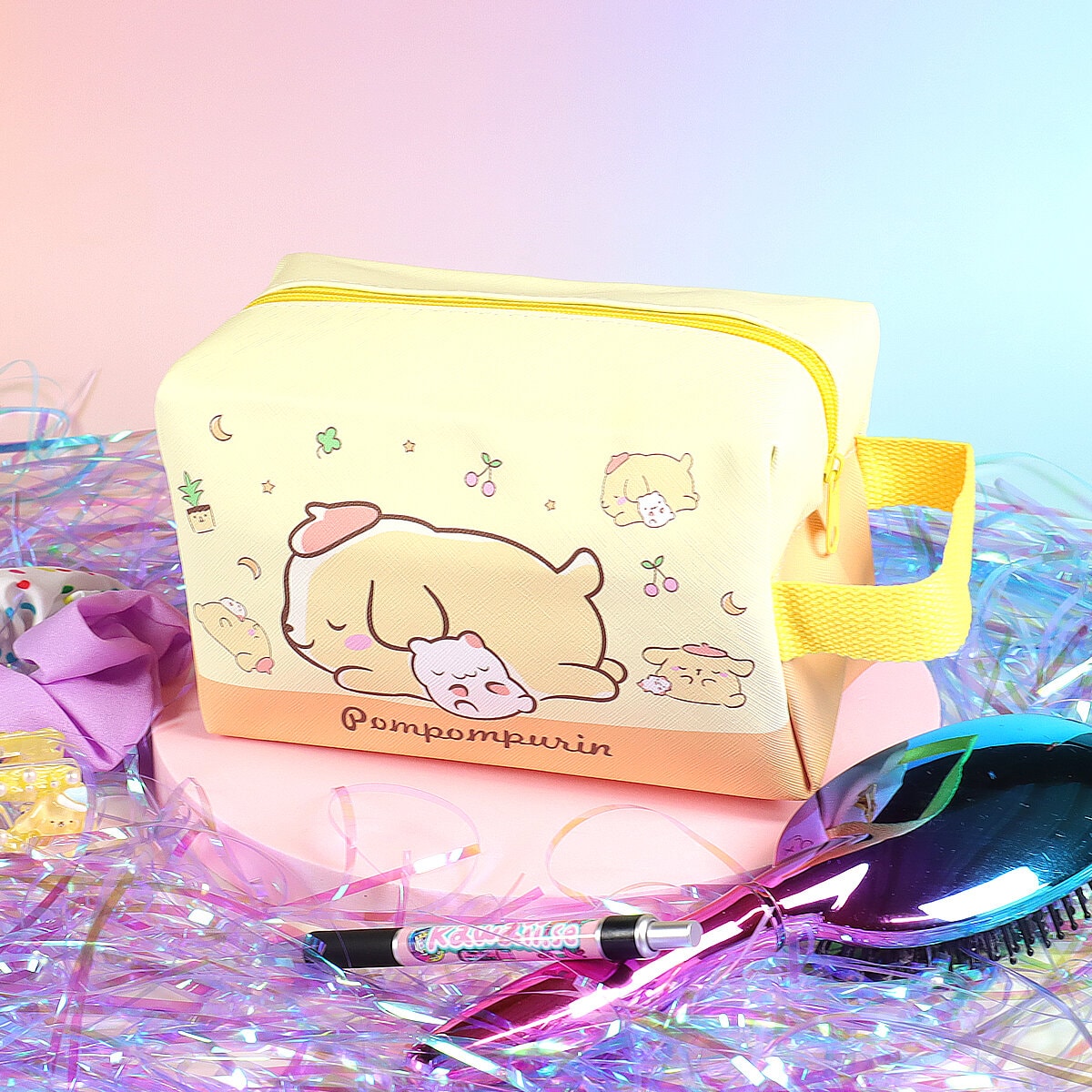 Necessär med handtag - Pompompurin nap time