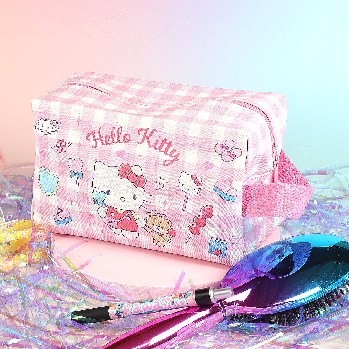 Necessär med handtag - Hello Kitty sweets