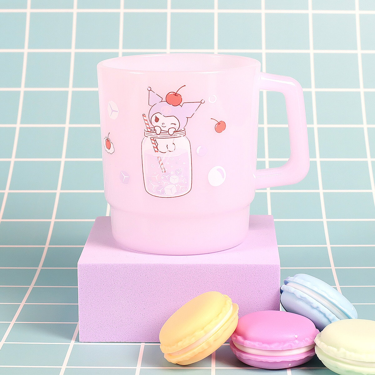 Kuromi Cherry drink mugg