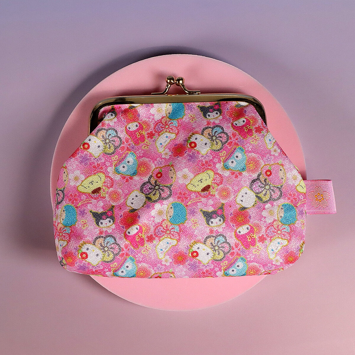 Blommig rosa Sanrio-börs