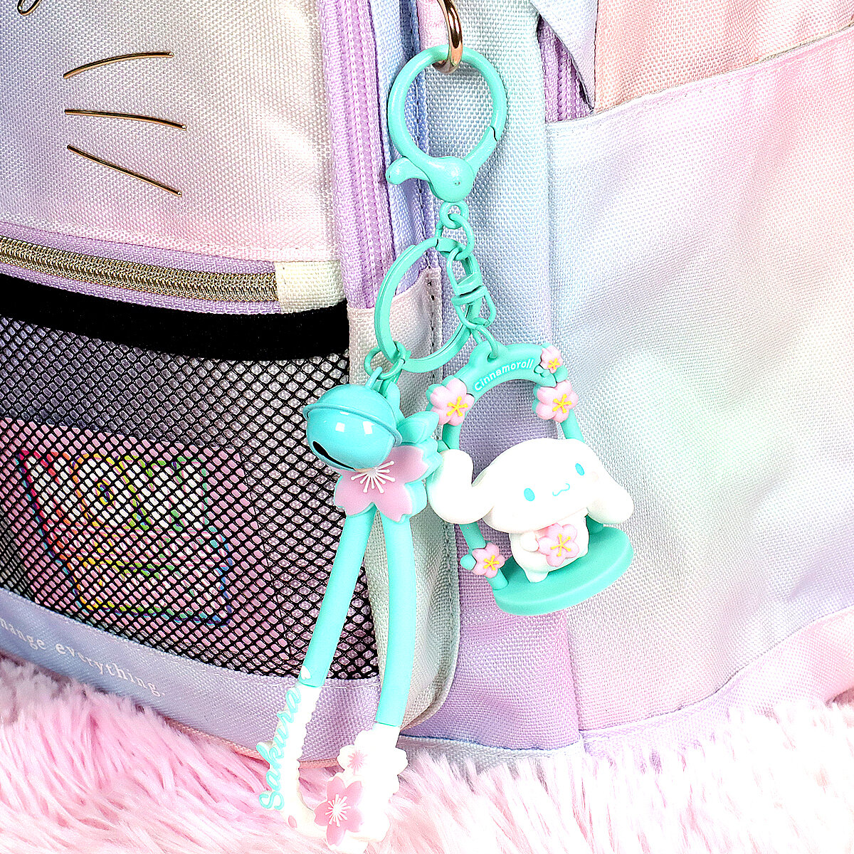 Bag charm - Cinnamoroll Sakura Swing