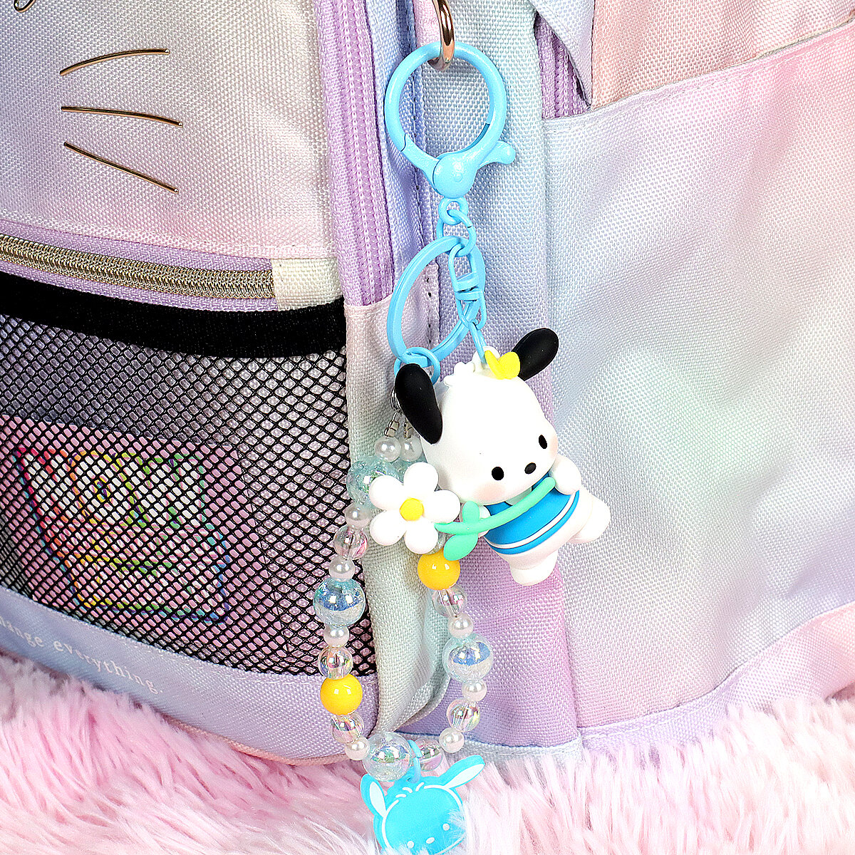 Bag charm - Pochacco Flower