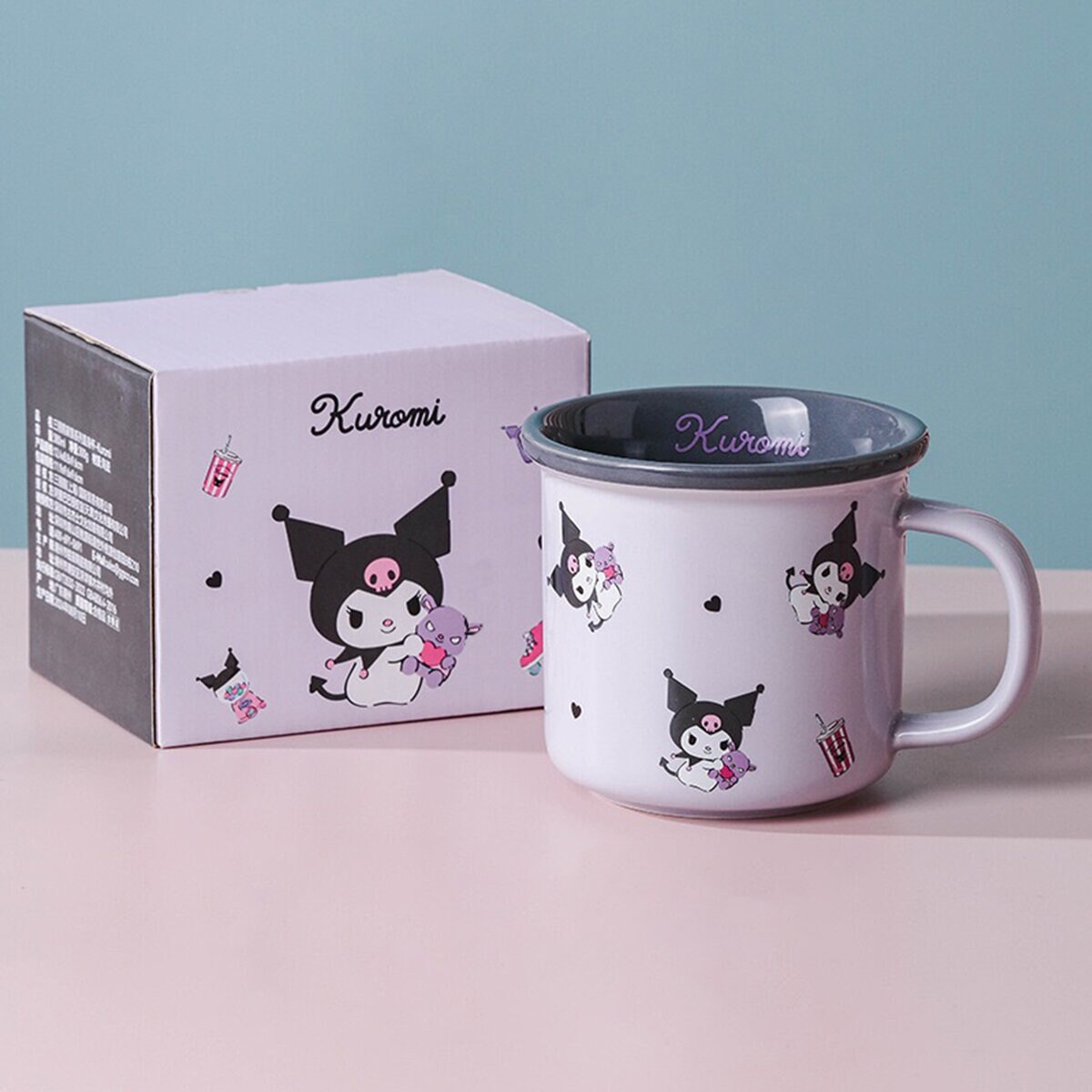 Kuromi-mugg print all over