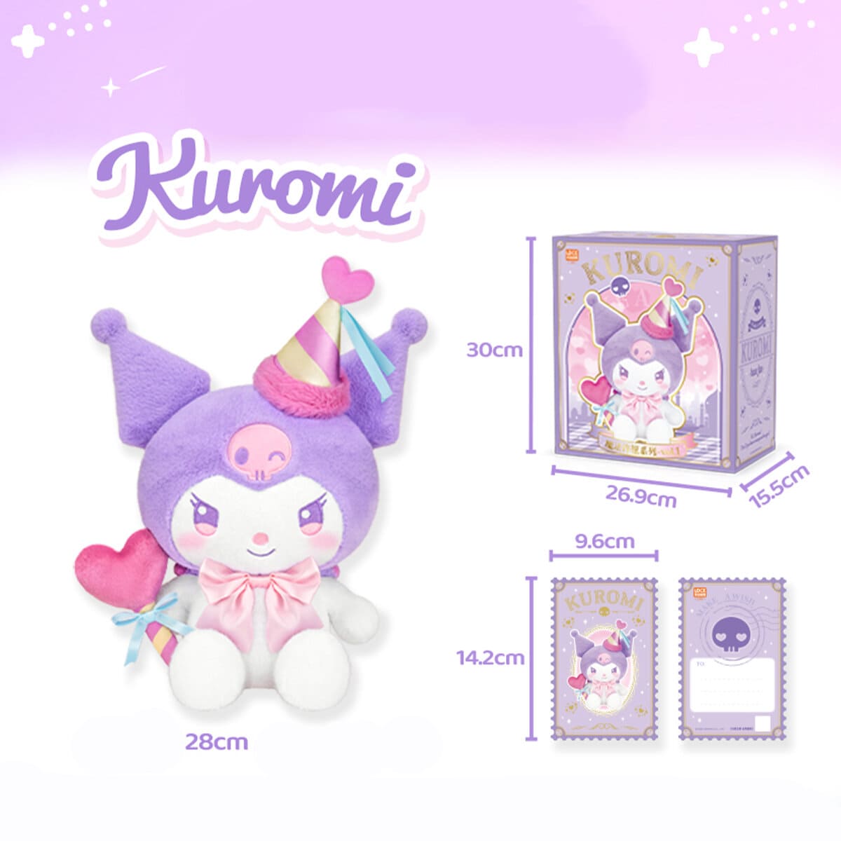 Sanrio Make A Wish Kuromi Plushie