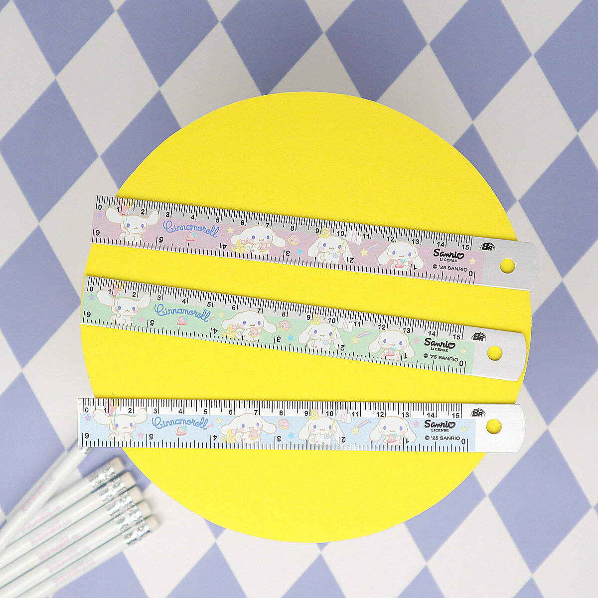 Linjal - Cinnamoroll Party 15cm Stål