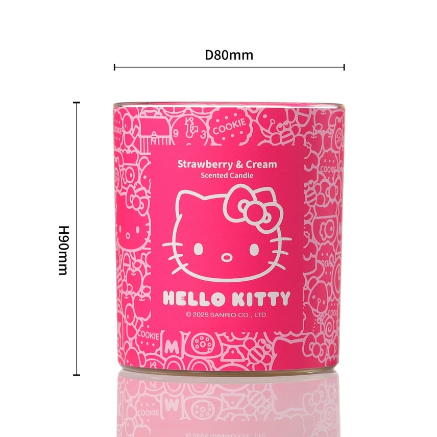 Doftljus Hello Kitty - Strawberry & Cream