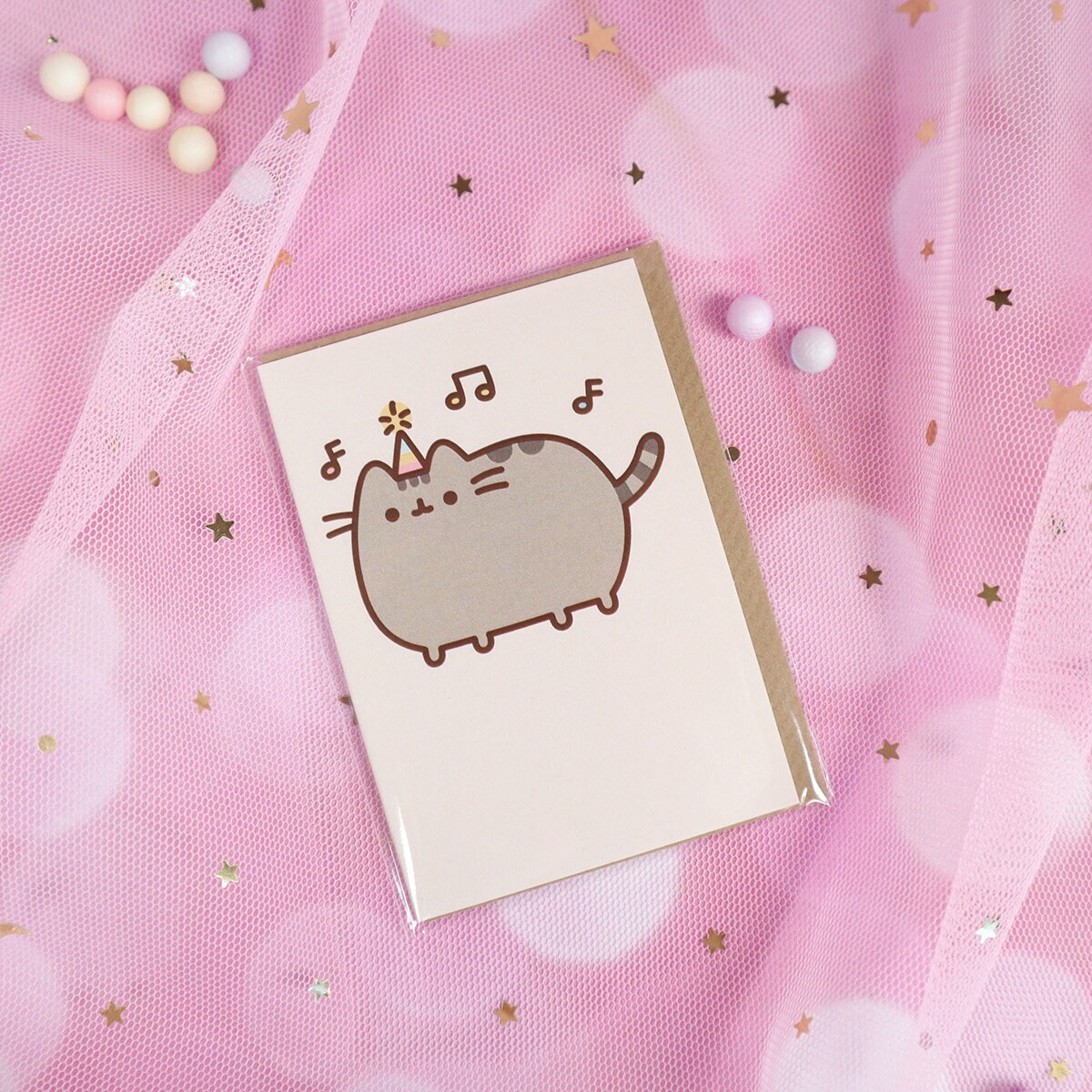 Minikort med kuvert - Pusheen, Dance Party!