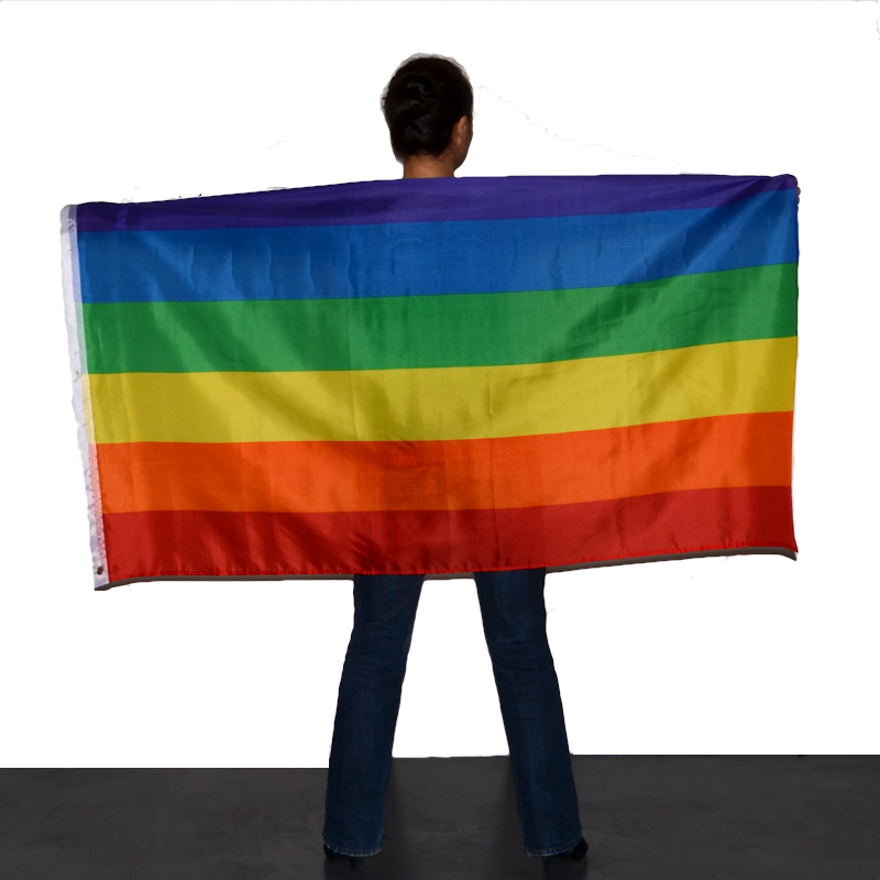 Regnbågsflagga - x-large