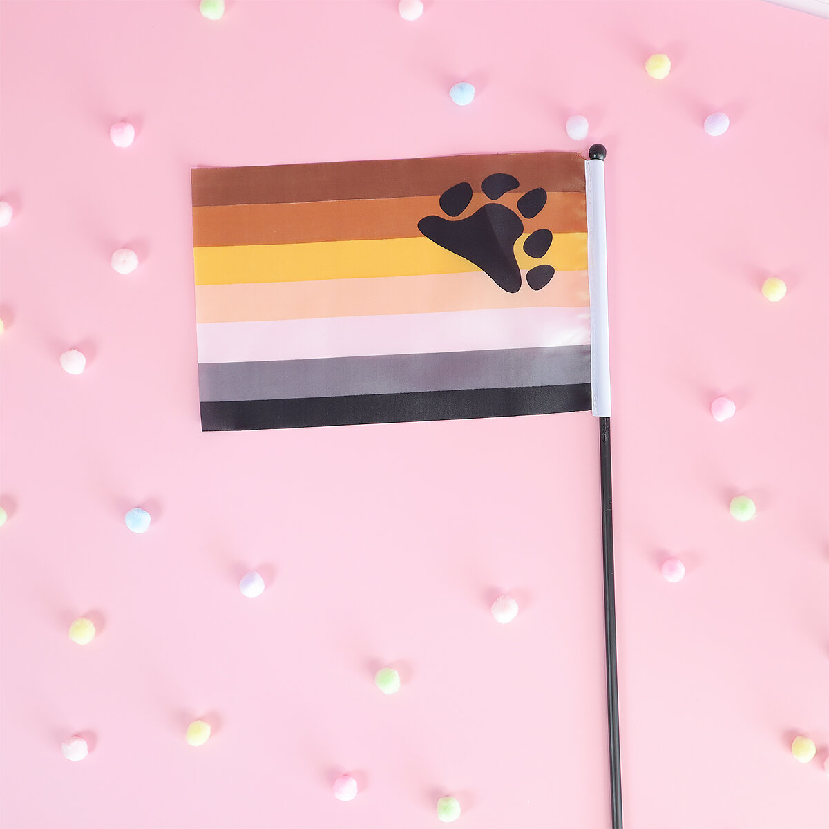 Björnflagga på pinne - small