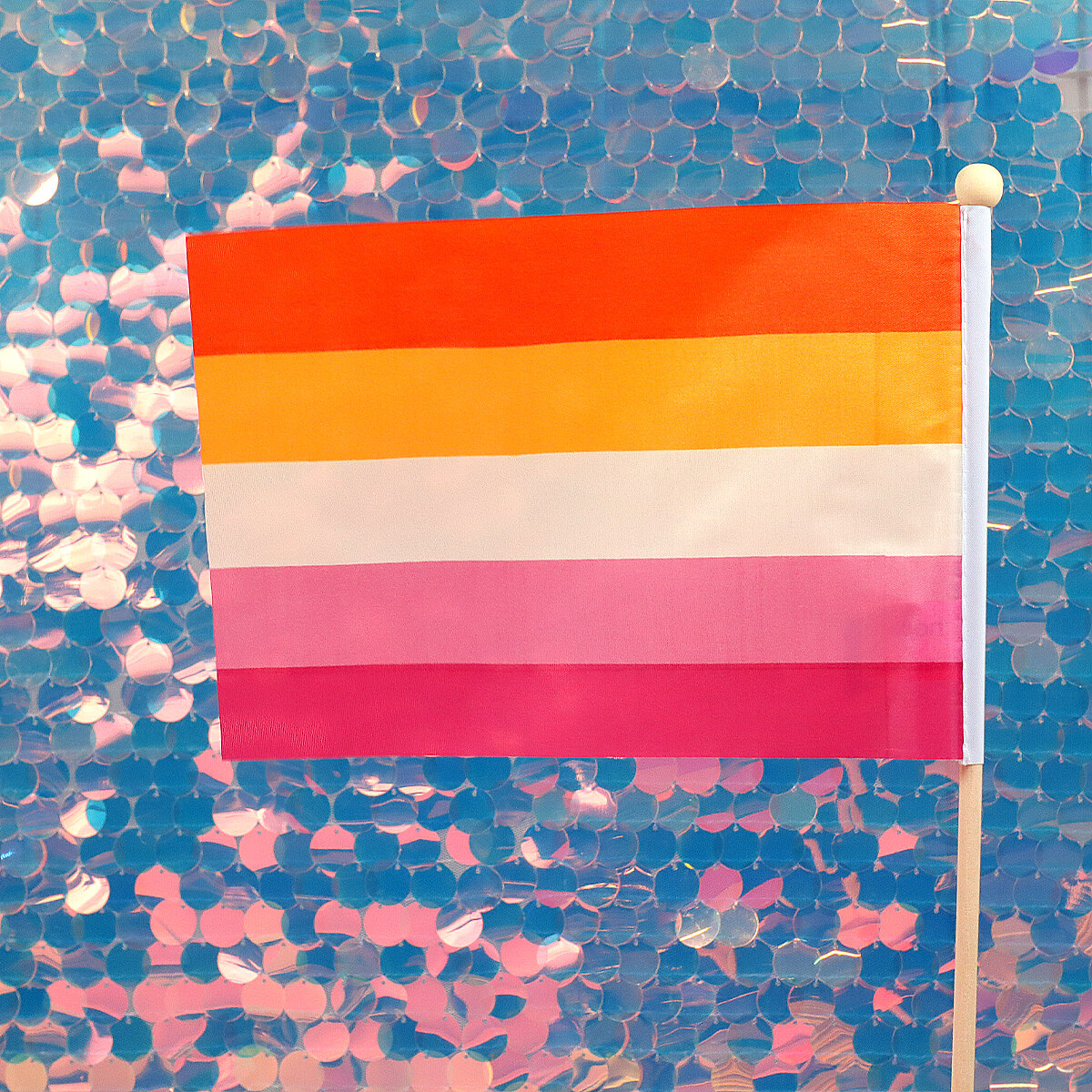 Liten Lesbian sunset-flagga
