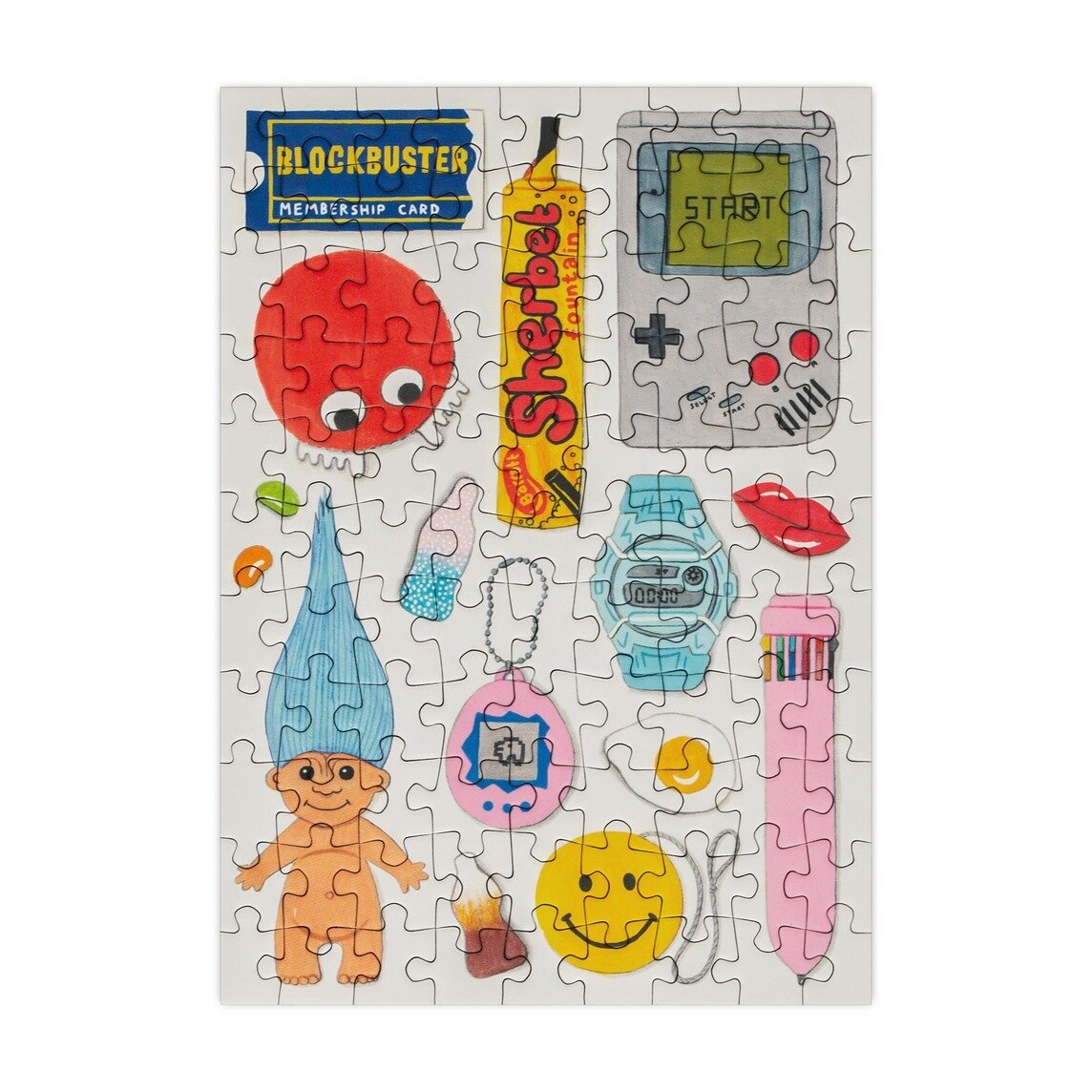 Retro 90s-minipussel, 99 bitar