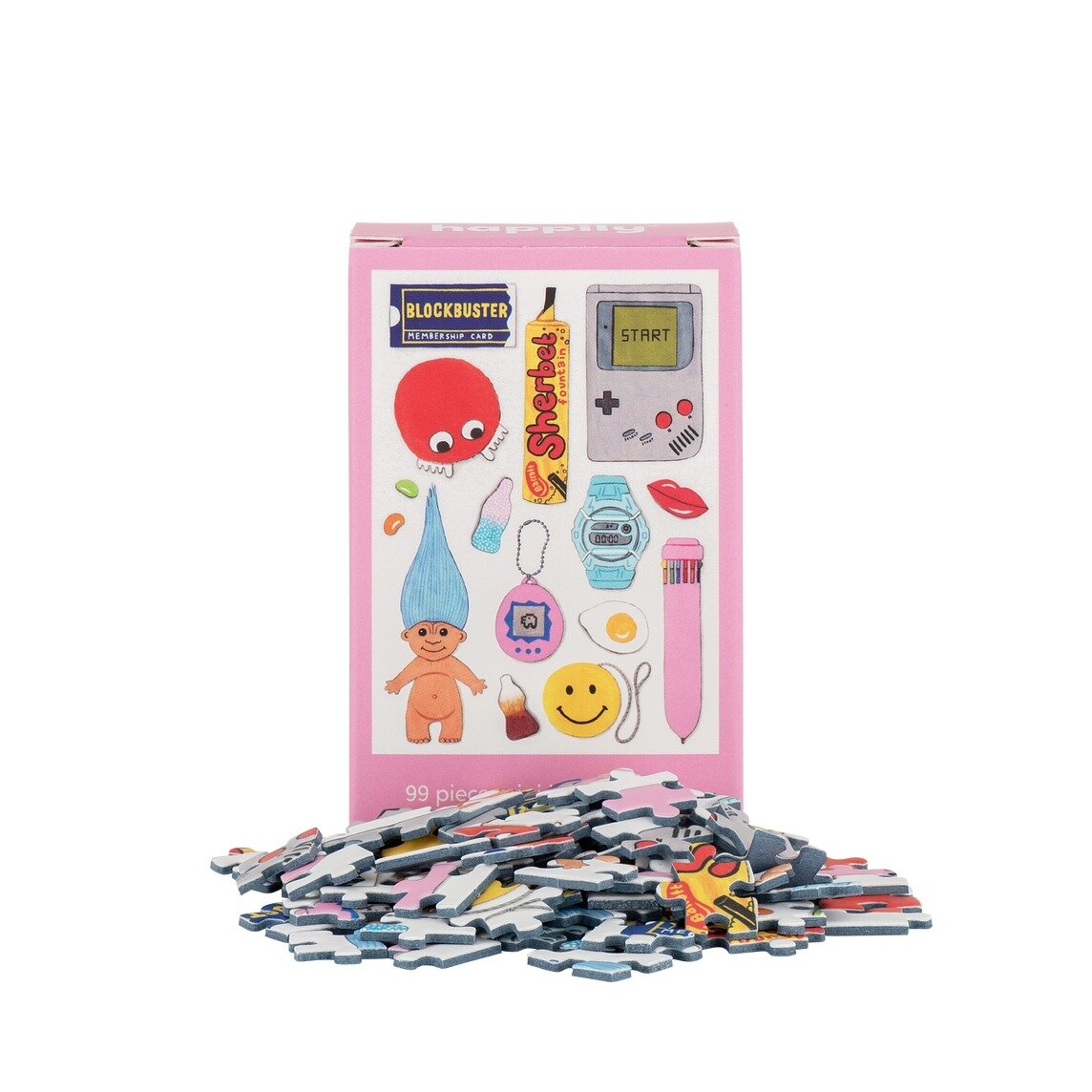 Retro 90s-minipussel, 99 bitar