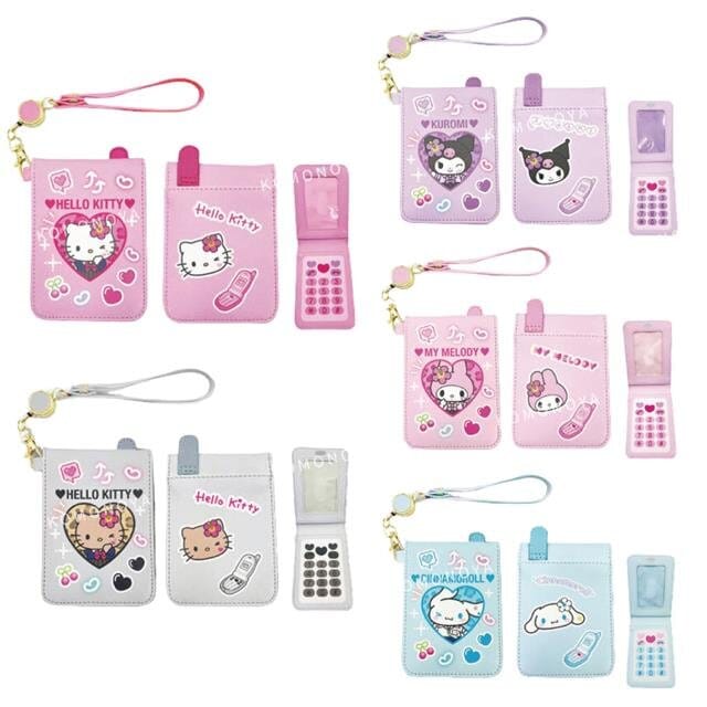 Sanrio flip phone-korthållare