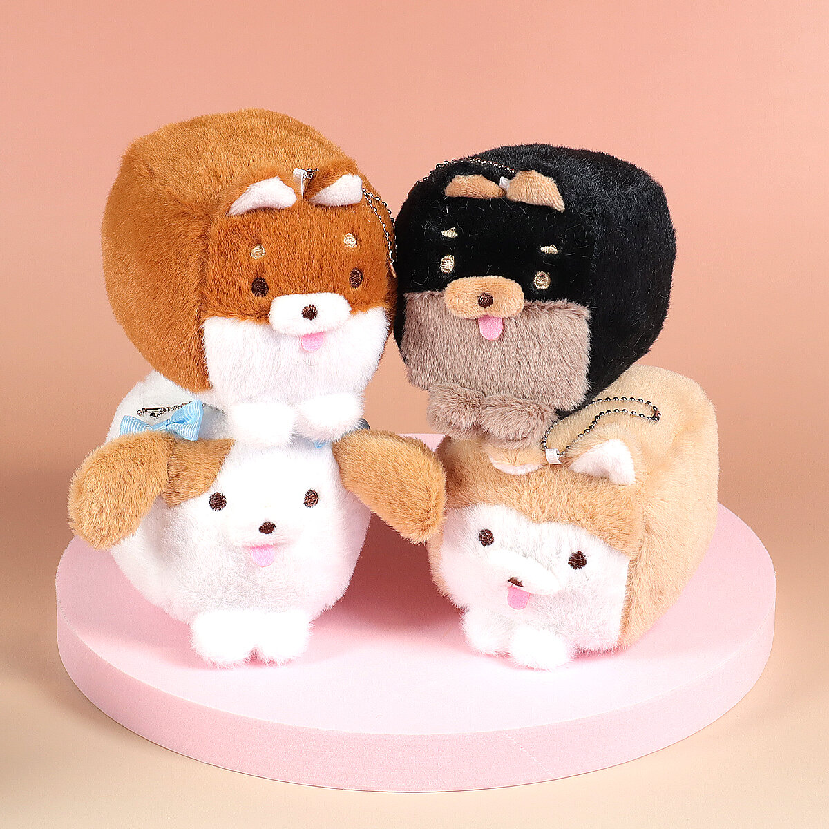 Plushie-hänge - Kvadratisk hund