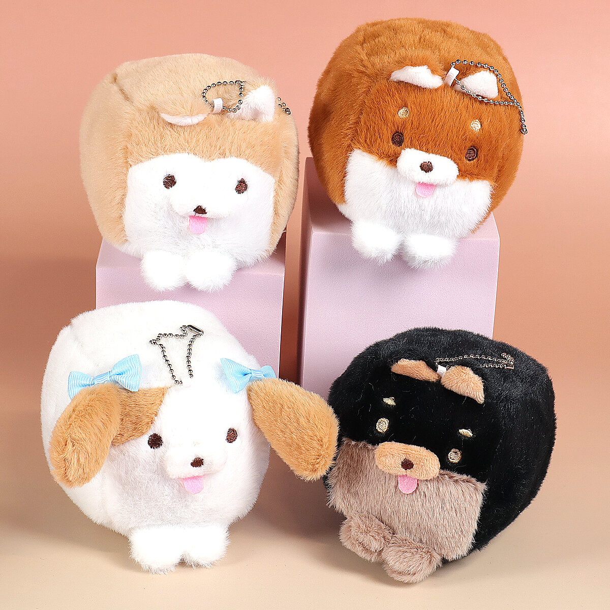 Plushie-hänge - Kvadratisk hund