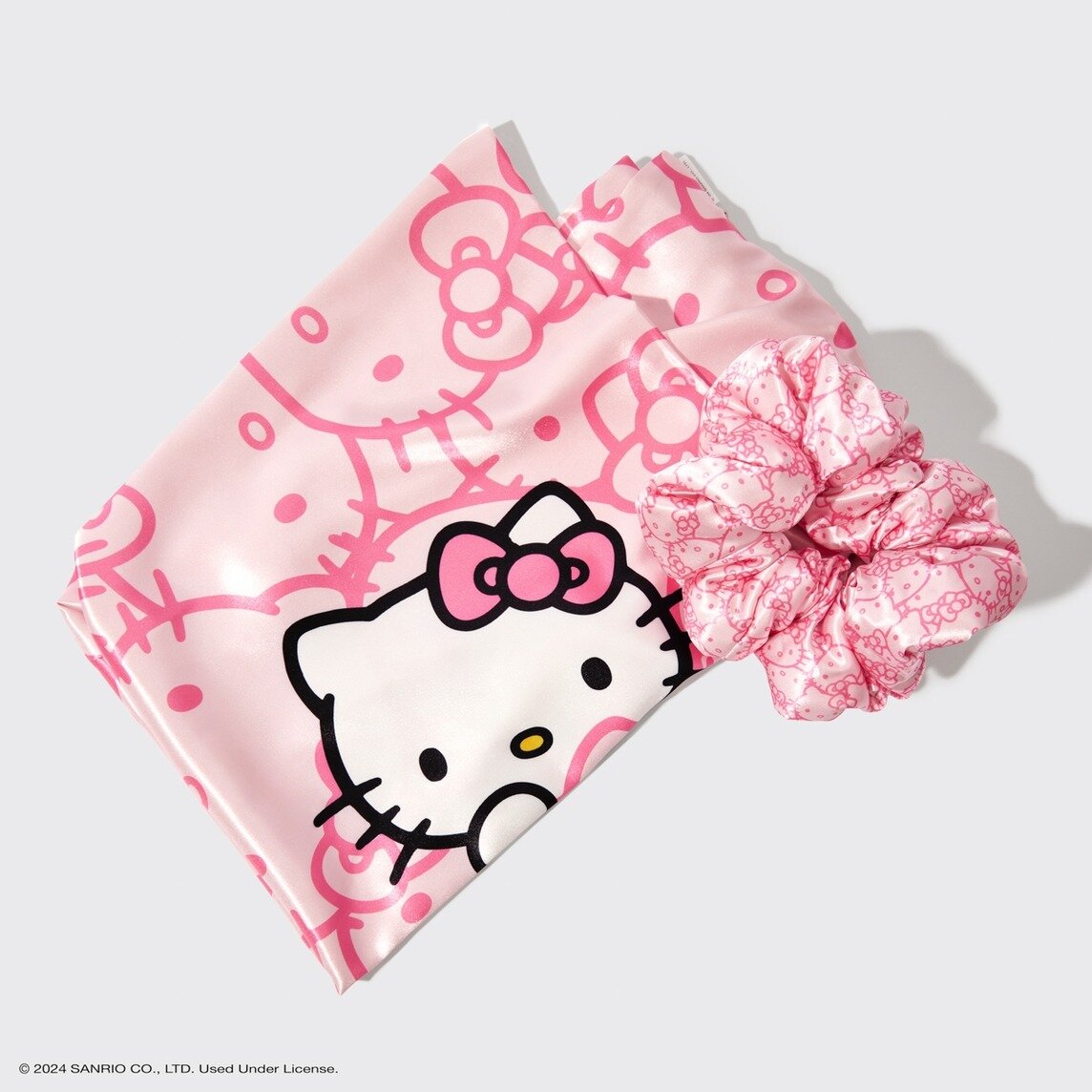 Pillowcase & scrunchie set - Pink Hello Kitty