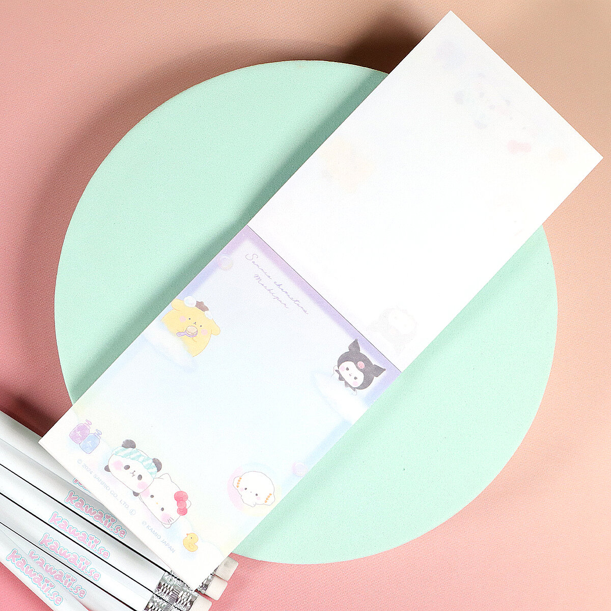 Sanrio x Mochipan blått memoblock