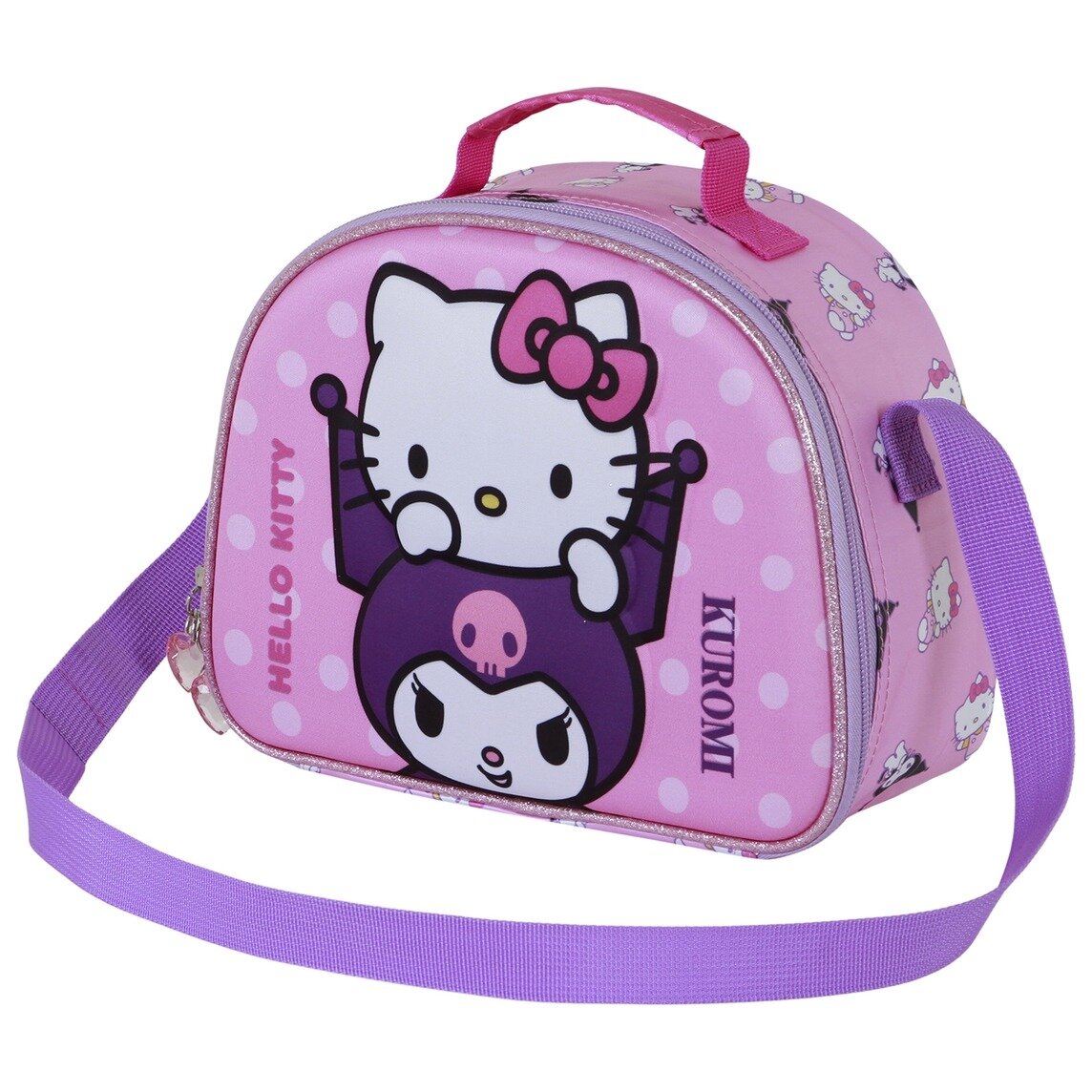 Hello Kitty & Kuromi Playful 3D lunch bag