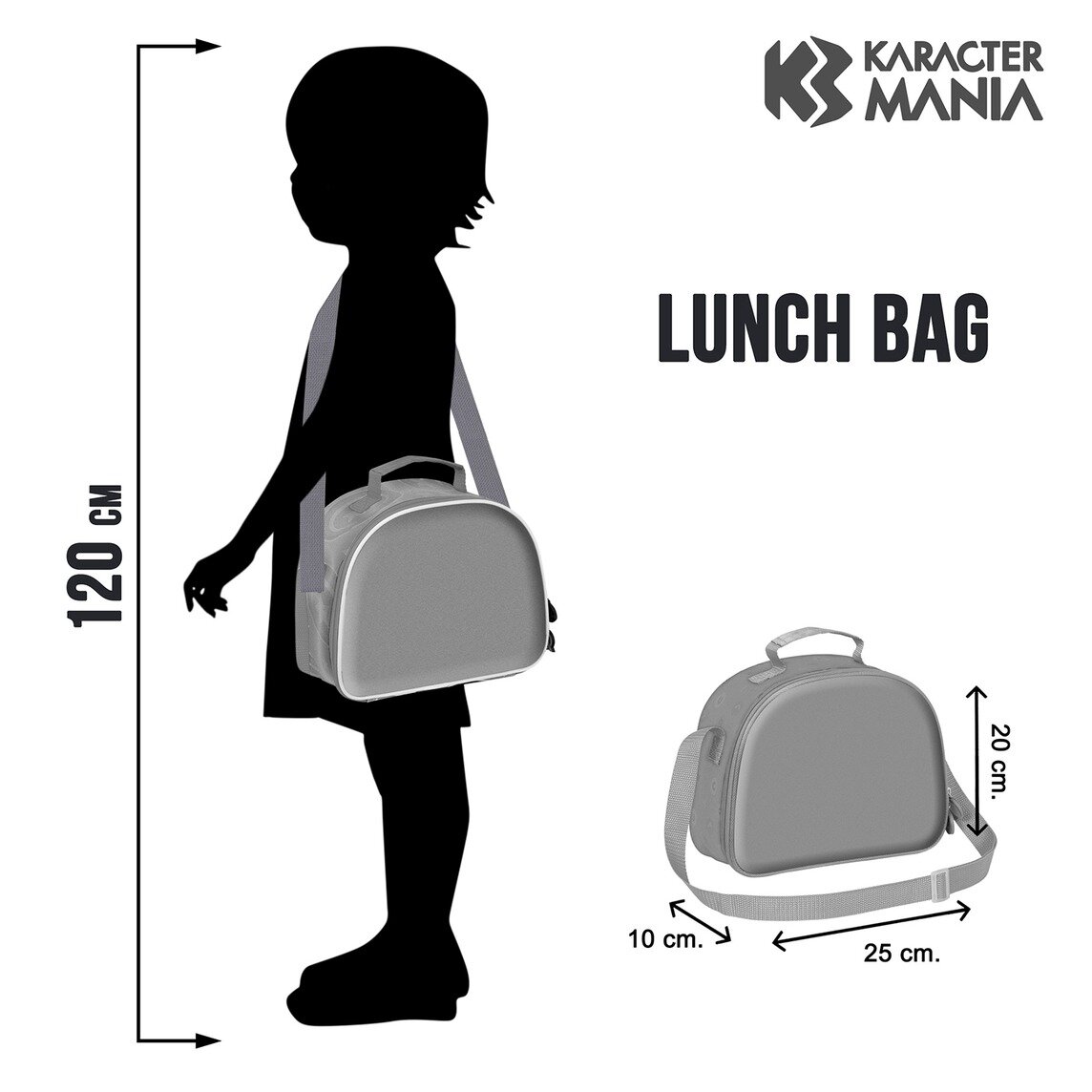 Hello Kitty & Kuromi Playful 3D lunch bag
