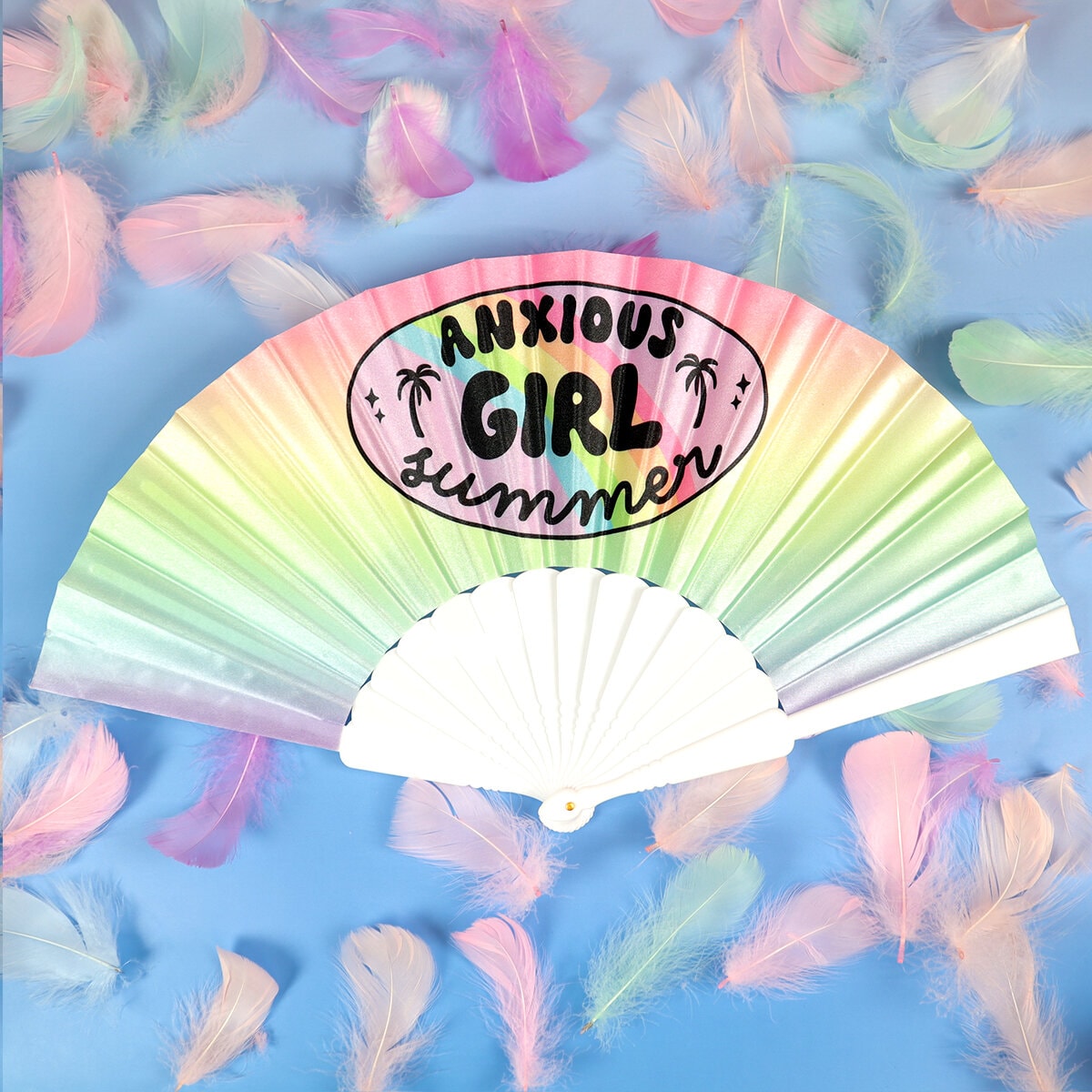 Solfjäder - Anxious girl summer