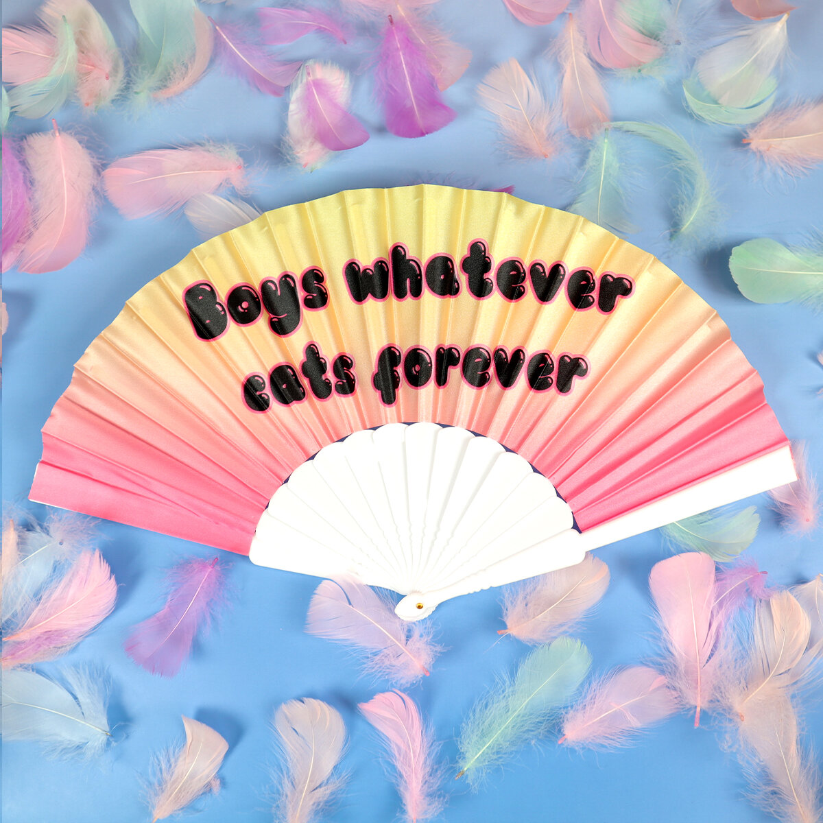 Solfjäder - Boys whatever, cats forever