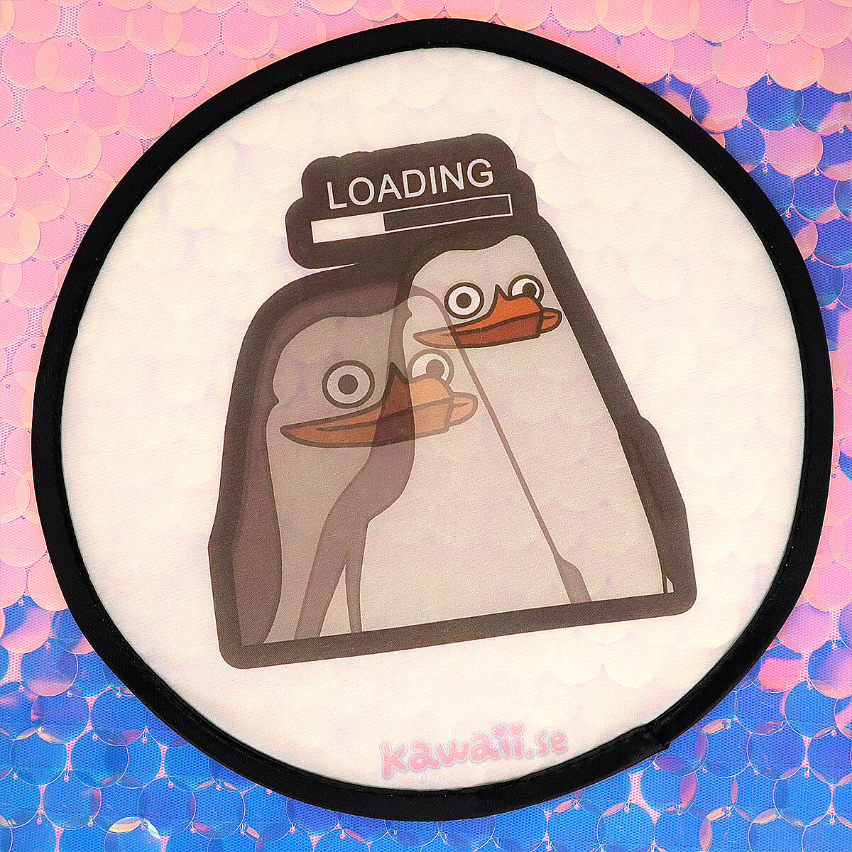 Rund fläkt - Loading penguin